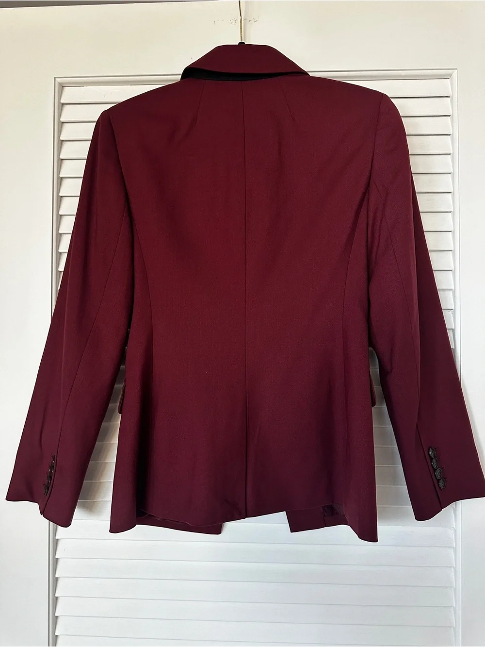 Madewell Women's Burgundy Single-Button Blazer Size 00 - Picture 2 of 14